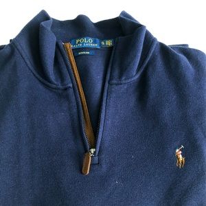 Ralph Lauren Polo 1/4 zip pullover navy